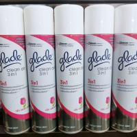 ราคา (พร้อมส่ง) Glade clean air 3 in 1 สเปรย์ฆ่าเชื้อโรค แบคทีเรีย ฆ่าไวรัสH1N1บนพื้นแข็งได้ 99.99% glade clean air (5520745455)