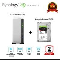 ราคา Synology DS120j 1-bay NAS + 1 x Seagate Ironwolf 4TB/6TB/8TB (6492171251)