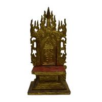 ราคา ฐานพระไม้แกะเก่า งานแฮนเมด จากพม่า ขนาด 12 นิ้ว (24530904577)