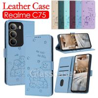 ราคา Realme C75 สําหรับ Realme C75 X C75X C65 C65s RealmeC75 C 75 RealmeC65 C 65 2024 พลิกหนังโทรศัพท์กรณีกันกระแทกป้องกันกรณีช่องใส่การ์ดกระเป๋าสตางค์วงเล็บปลอกปกหลัง (28569669428)