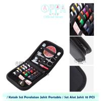 ราคา ชุดเครื่องมือเย็บผ้ากระเป๋าสตางค์เดินทาง / กล่องอุปกรณ์เย็บผ้าแบบพกพา / 10 ชิ้น ชุดเครื่องมือเย็บผ้า / กล่องเย็บผ้าเดินทางเข็ม (29189430510)