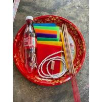 ราคา ผ้าเจ็ดสี ผ้าไหว้ศาลพระภูมิ ยาว1ม. (18763753628)