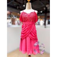 ราคา ชุดราตรี ชุดเพื่อนเจ้าสาว ชุดออกงานสีชมพูบานเย็น ผ้าชีฟอง (28410192943)