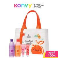 ราคา Oriental Princess Beautiful Journey Central Set 4 Items + Juicy Orange Bag โอเรียนทอล พริ้นเซส เซทบำรุงผิวกาย. (29512286907)