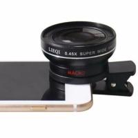 ราคา LIEQI LQ-027 2 in 1เลนส์ครอบกล้องมือถือsuper Wide Angle Lens 10X Macro Lens Camera Lens (1344195912)