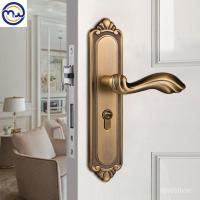 ราคา โลหะผสมสังกะสีอเมริกันล็อคประตูในร่มห้องนอนสีบรอนซ์มือจับประตู ประตูไม้ล็อคประตูดูดแม่เหล็กเงียบ 4Y9N (28808435014)