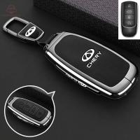 ราคา สังกะสีอัลลอยด์พวงกุญแจสําหรับ Chery Tiggo 8 Pro Omoda 5 Jaecoo J7 8 9 arrizo 5 plus Exeed TXL, Key Holder Key Fob ฝาครอบ Protector Shell (26641269010)