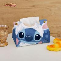 ราคา YOLANDA กล่องทิชชู่แบบตะเข็บ, กล่องเก็บทิชชู่หนังอเนกประสงค์กันน้ํา, ที่เก็บแบบพับได้ลายการ์ตูนแบบพกพาในครัวเรือน (46650165562)