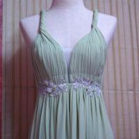 ราคา ชุดเดรสออกงานสีเขียวพาสเทล (1251734075)