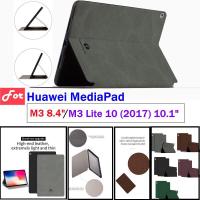 ราคา Huawei Mediapad M3 8.4 BTV-W09 BTV-DL09 แฟชั่นแท็บเล็ตสําหรับ Huawei Mediapad M3 Lite 10 (2017) 10.1 นิ้ว Bach-L09 Bach-W09 BAH-L09 แม่เหล็กฝาครอบหนังพลิก (25887124778)