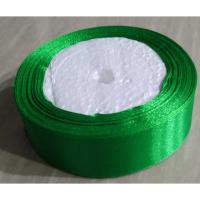 ราคา HIJAU ริบบิ้นผ้าซาติน ขนาด 1 นิ้ว/2.5 ซม. สีเขียวใบไม้ (40219628979)