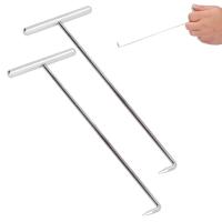 ราคา Carstudio-TH 2pcs Speedometer EXTRACTOR ดึงตะขอสแตนเลสสตีลเครื่องมือ Fit สำหรับ Mercedes Benz R107 W107 W114 w202 (26443249157)