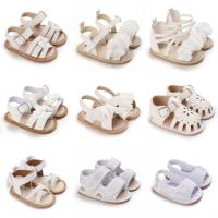 ราคา รองเท้าแตะ พื้นยาง สีขาว สําหรับเด็กวัยหัดเดิน ผู้ชาย และผู้หญิง อายุ 0-18 เดือน (17598916790)