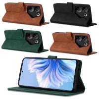 ราคา ผิวรู้สึกกรณีพลิกสําหรับ Tecno Camon 20 Pro 5G CK8n ใหม่กระเป๋าสตางค์ Pu ฝาครอบหนังเคสโทรศัพท์ (29039737404)