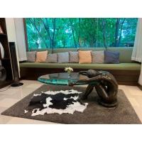 ราคา พรม พรมหนังวัวแท้ Genuine Cowhide Leather Carpet ขนยาว นิ่ม และมันวาว ไม่หยาบ ไม่หลุดร่วง ลวดลาย สีเป็นตามธรรมชาติของวัว (4448395907)