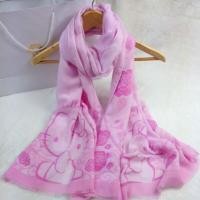 ราคา ผ้าคลุมไหล่คิตตี้ ผ้าพันคอคิตตี้ ผ้าฝ้ายพิมพ์ลายคิตตี้ (7711345807)