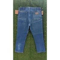 ราคา กางเกงยีนส์มือสองแรงเลอร์ ผ้าเนื้อทราย Size เอว36 wrangler (25607659233)