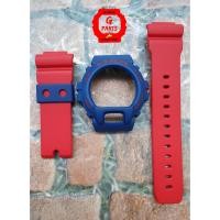 ราคา กรอบสายนาฬิกา g-shock รุ่น dw-6900 น้ำเงินแดงด้าน (5311451050)