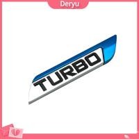 ราคา {Deryu} 3D Metal TURBO Turbocharged สติ๊กเกอร์ติดรถยนต์ โลโก้ ตราสัญลักษณ์ สติ๊กเกอร์จัดแต่งทรงผมรถยนต์ (40566863089)