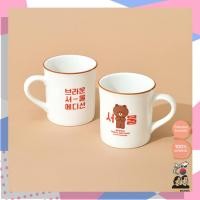 ราคา LINE FRIENDS Brown Seoul Edition Mug Cup 340ml (43504187021)