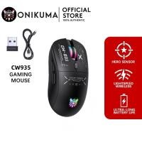 ราคา Onikuma CW935 เมาส์สําหรับเล่นเกม ไร้สาย 2.4G/บลูทูธ/เมาส์สามโหมดแบบมีสาย 6 DPI 800-12800 RGB (48300054895)