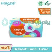 ราคา กระดาษเช็ดหน้า Hellosoft Soft Pack 250 แผ่น กระดาษเช็ดหน้าแบบนุ่ม (42654672533)