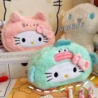 ราคา กระเป๋าเครื่องสำอางค์ Sanrio ความจุขนาดใหญ่ kitty สำหรับลิปสติก ดินสอเขียนคิ้ว และของเล็กๆ ความจุขนาดใหญ่ (43955915097)