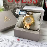 ราคา ประดับคริสตัล Swarovski สวยหรู ✨ นาฬิกา Guess W1288L2 Aurora Gold (24464754518)