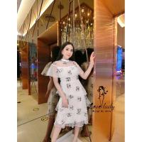 ราคา เดรสสั้น เดรสผึ้ง งานปักทั้งตัว สวย น่ารัก งานป้าย เลิฟเลดี้ love lady (6851245211)