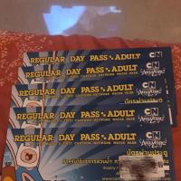 ราคา บัตรสวนน้ำ cartoon network พร้อม bonus cash 200! ถูกๆ ขายขาดทุน!! (284185389)