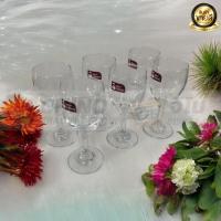 ราคา แก้วไวน์Red Cherry ความจุ180ml. ขนาดแก้วกว้าง6ซม.*15ซม. (กล่องมี6ใบ) (29510069355)