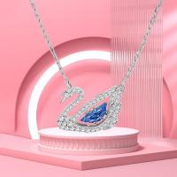 ราคา สวารอฟสกี้ สร้อยคอจี้หงส์ สร้อยคอ SWAROVSKI DANCING SWAN ของแท้ 100% ของขวัญสำหรับคนพิเศษ (10798446802)