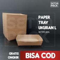 ราคา ถาดกระดาษคราฟท์ขนาด L ถาดกระดาษขนาดใหญ่ลามิเนต 290 Gsm (44471575781)