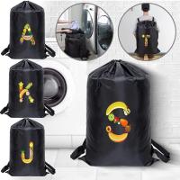 ราคา กระสอบซักผ้าพร้อมสายรัดกระเป๋าเสื้อผ้าสกปรกกระเป๋าเป้สะพายหลังสําหรับงานหนักกระเป๋าเชือกรูดพับได้ชุดจดหมายผลไม้ (44425107047)