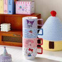 ราคา Hello Kitty Melody Cinnamoroll Kuromi แก้วเซรามิค 350ml (47700091119)