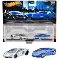 ราคา Hotwheels Premium | Double Pack Lamborghini Aventador Coupe & Huracan LP-610-4 (ล้อยาง) (27663775748)
