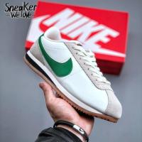 ราคา คลังสินค้าพร้อม NK Classic Cortez Nylon Prm Leather Low Top Retro Breathable Non-Slip Outdoor Sports Running Shoes Hiking Shoes สบายรองเท้าลําลองกลางแจ้ง (54300157824)