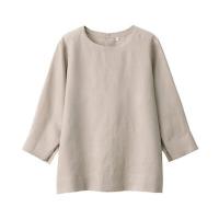 ราคา MUJI xLinen x M สีเบจสวยมาก อก 40 ยาว 23 Code: 2415(3) (24367934702)