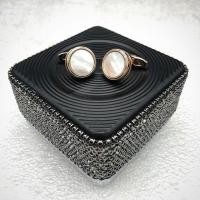 ราคา คัฟลิงค์พิงค์โกลด์ - Premium Rose Gold Cufflinks (1088624264)
