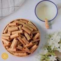 ราคา ขนมทองม้วน ทองม้วนกรอบ ทองม้วนจิ๋ว ทองม้วนงาดำ ทองม้วนกะทิงาดำ (8088568124)