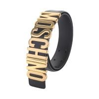ราคา Moschino (moschino ) เข ็ มขัดหัวเข ็ มขัดตัวอักษรโลหะสําหรับสุภาพสตรีสไตล ์ ใหม ่ สีดํา 44 (24032719573)