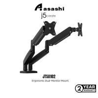 ราคา J5create JTSA102 Ergonomic Dual-Monitor Mount (28926139986)