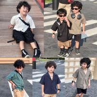 ราคา เสื้อฮาวายเด็กสีพื้น (24615550091)