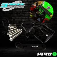 ราคา ขาจับกันสะบัด กันสะบัด Kawasaki Ninja 300 แบรนด์ GENMA แท้ งาน CNC ปี(2013-2016) จำหน่ายทั้งปลีกและส่ง (3324043671)