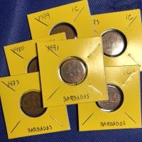 ราคา Special Lot No.60270 ปี1973-1991 BARBADOS 1 CENT เหรียญสะสม เหรียญต่างประเทศ เหรียญเก่า หายาก ราคาถูก (13689564331)