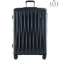 ราคา Elle travel Lancelot collection. 28" Medium ABS Luggage, Aluminum Trolley, 360 Spinner, Expandable, Double Coil Zipper (27676162842)
