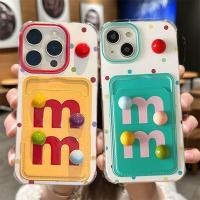 ราคา SAMSUNG Ins 3D Wave Point M Bean Cardกระเป๋าเคสโทรศัพท์สําหรับSamsung Galaxy S21 S22 S23 S24 Plus Ultra S21FE S20FE S23FE A55 Shellกระเป๋าสตางค์น่ารักนุ่ม (28404421923)