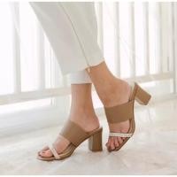 ราคา รองเท้าส้นสูง 2 นิ้ว แบรนด์ Tacha รุ่น Vogue Heels Khaki (3743091245)