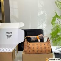 ราคา MCM7569 กระเป๋าสะพายหนังวัว Classic Diamond Grain (41675655253)