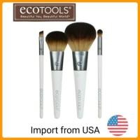 ราคา สินค้านำเข้าจาก USA Ecotools On The Go Style Brush 4 Pieces พร้อมกระเป๋า/5 Piece Set & Storage Tray เซตแปรงแต่งหน้า (2619319733)
